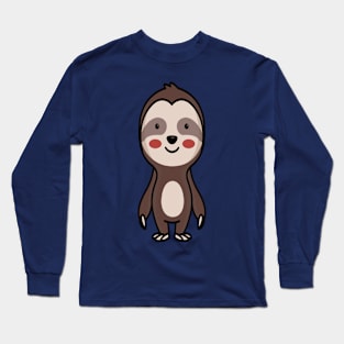 The cute sloth Long Sleeve T-Shirt